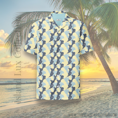 Tropical Seas Collection Tropical Swirl button shirt