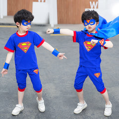 Captain America Cartoon Dance Outfit for Boys