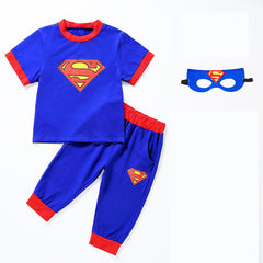 Captain America Cartoon Dance Outfit for Boys