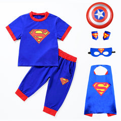 Captain America Cartoon Dance Outfit for Boys