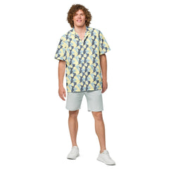 Tropical Seas Collection Tropical Swirl button shirt